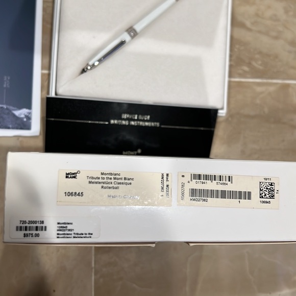 Authentic Mont Blanc - White / White Gold “Tribute to the Mont Blanc” - Picture 9 of 9